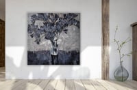 لوحة جدارية تجريدية رقم GMN129