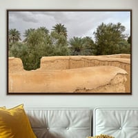 لوحة بيت المزرعة-لوحات تراثية سعودية .