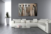 لوحة وقفة انتظار.