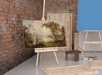 لوحة بحيرة الامل-لوحات طبيعة.