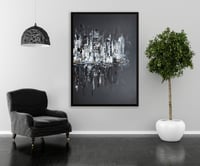 لوحة ظلال الميناء .