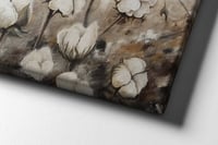 لوحة ازهار القطن-لوحات جدارية ورد.