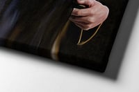 لوحة ميسي بالبشت-لوحات لاعبين كرة قدم.