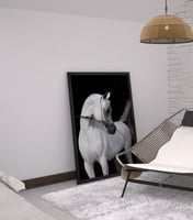 لوحة عاشق خيل-لوحات جدارية خيل.