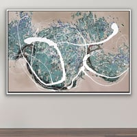 لوحة جدارية تجريدية رقم GDN19