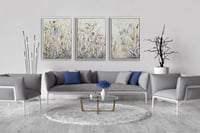 عدد 3 لوح زهور ملونه