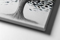 لوحة أنغام-رسم تجريدي من الطبيعة.