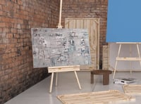 لوحة جدارية تجريدية رقم GMN182