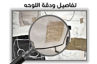 لوحة جدارية تجريدية رقم F23-91