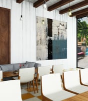 لوحة جدارية تجريدية رقم GMN20