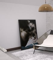 لوحة امواج ليل