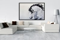 لوحة فحر-لوحة خيل عربي.