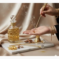 ميل توزيع عطور _ مرود ذهبي 18 سم عدد قطعه