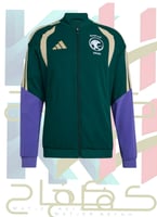 جاكيت تمارين المنتخب السعودي الاخضر الداكن الجديد...