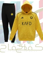 طقم شتوي النصر السعودي الاصفر الجديد 2026