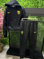 طقم شتوي نادي الاتحاد السعودي الاسود الجديد 2026