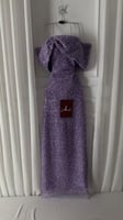فستان بنفسجي فخم