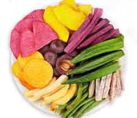 خضار مجففة بالبهارات مقرمشة 100 جرام