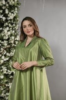 جلابيه مناسبات لاطلالة راقيه بخامة تفتا واورقنزا ف...