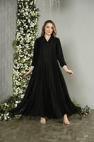 جلابية مناسبات لاطلالة راقيه بمكس خامات فاخره شيفو...