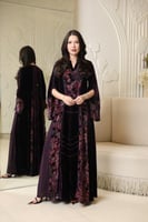 جلابيه مناسبات لاطلالة راقيه بمكس خامات فاخره مخمل...