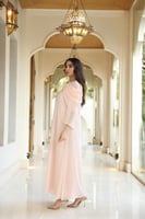 دريس شيفون بينك لاطلاله راقيه مشغول شك يدوي ناعم و...