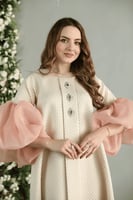 جلابيه لاطلاله راقيه بخامة جاكار فاخر مشغول شك كرس...