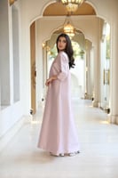 جلابيه لاطلاله جذابه بخامة تفتا فاخره بلوون نوود ب...