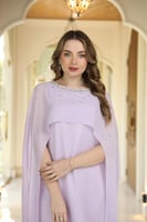 دريس لاطلاله جذابه بمكس خامات فاخره ساتان ثقيل وشي...