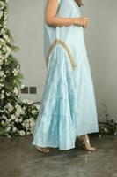 جلابيه لاطلالة انيقه بخامة تفتا فاخره بتصميم طبقات...