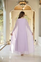 دريس لاطلاله جذابه بمكس خامات فاخره ساتان ثقيل وشي...