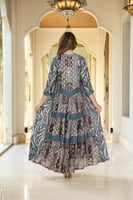 جلابية مناسبات لاطلاله راقيه بمكس خامات قطن حرير ب...