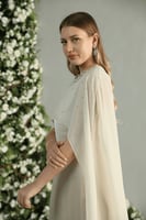 طقم لوسين لاطلالة مناسبات راقيه مكون من قطعتين بمك...