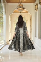 جلابية مناسبات لاطلاله راقيه بمكس خامات فاخره قطن...