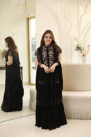 جلابيه مناسبات لاطلاله راقيه بمكس خامات شيفون حرير...