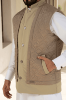 سديري ترنش كوت + ووتر بروف ايطالي مبطن فرو طبيعي -...