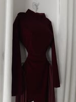 فستان عودي جوخ ساتر