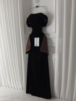 فستان مخمل قطيفه