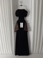 فستان مخمل قطيفه