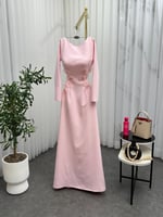 فستان ناعم طويل