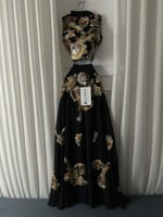 طقم اسود مشجر