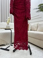 فستان العيد عودي بدانتيل راقي