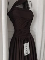 فستان بني خياال