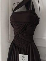 فستان بني خياال