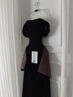 فستان مخمل قطيفه