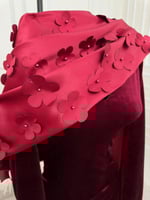 فستان مخمل بشال تفته مورد