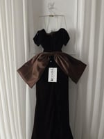 فستان مخمل قطيفه