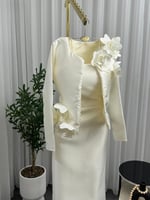 فستان العيد على جاكت مورد