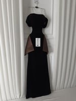 فستان مخمل قطيفه