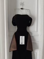 فستان مخمل قطيفه